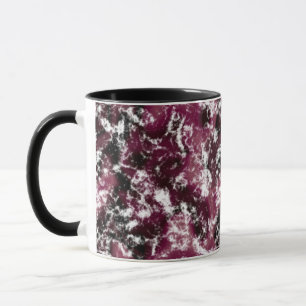 Burgundy Marble Abstract Mug