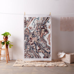 Burgundy Marble Canyon Flow Fabric