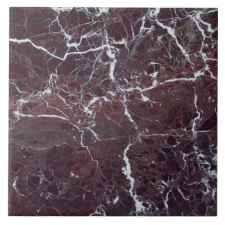 Burgundy marble ceramic tile