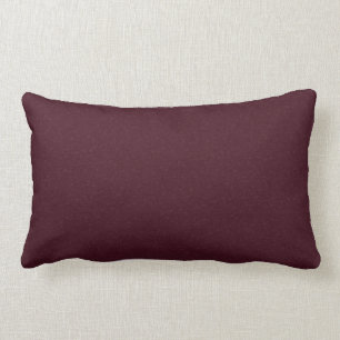 Burgundy Marbled Print Lumbar Pillow