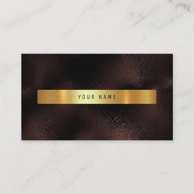 Burgundy Maroon Gold Vip Ombre Glitter Business Card (Front)