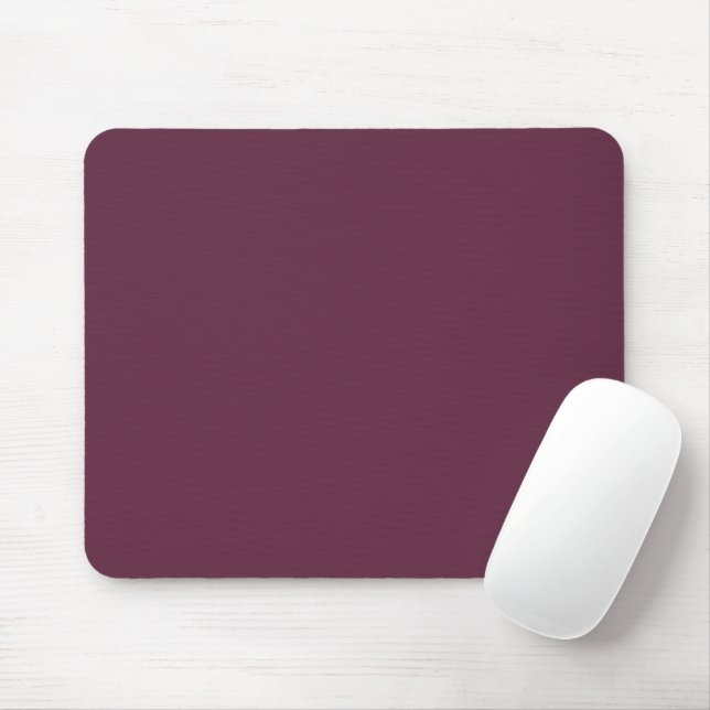Burgundy Minimalist Mousepad (With Mouse)