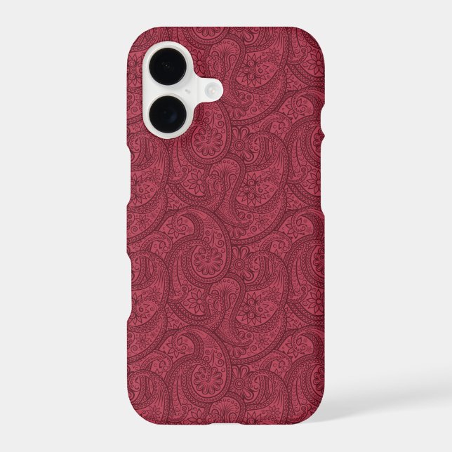 Burgundy Paisley (Back)