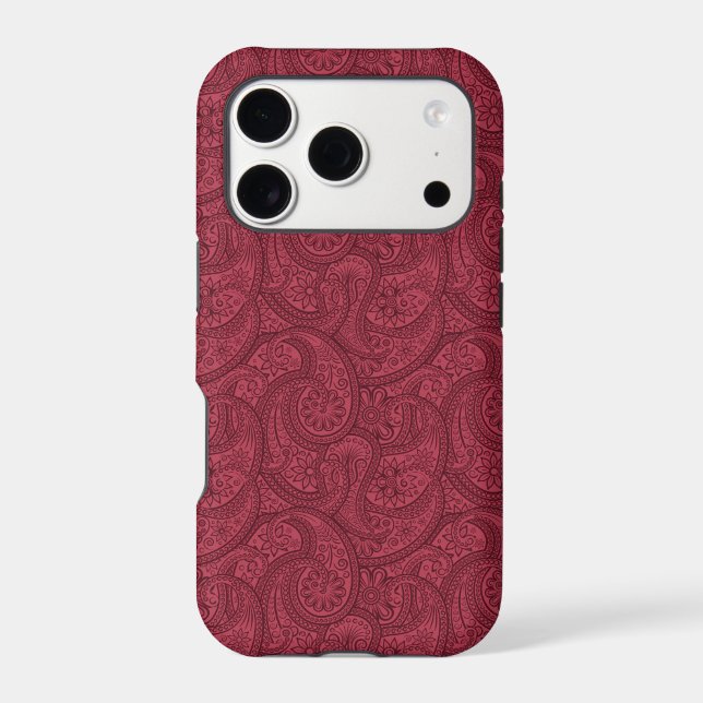 Burgundy Paisley (Back)