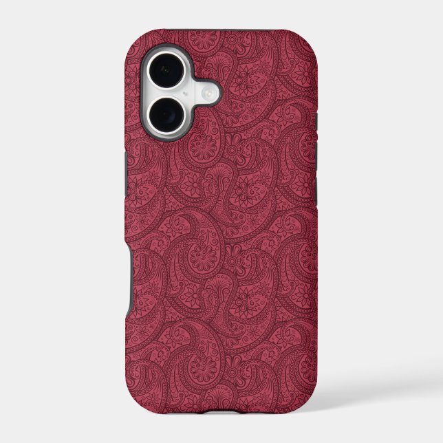 Burgundy Paisley (Back)