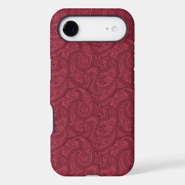 Burgundy Paisley (Back)