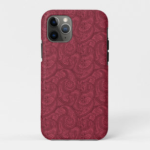 Burgundy Paisley iPhone 11 Pro Case
