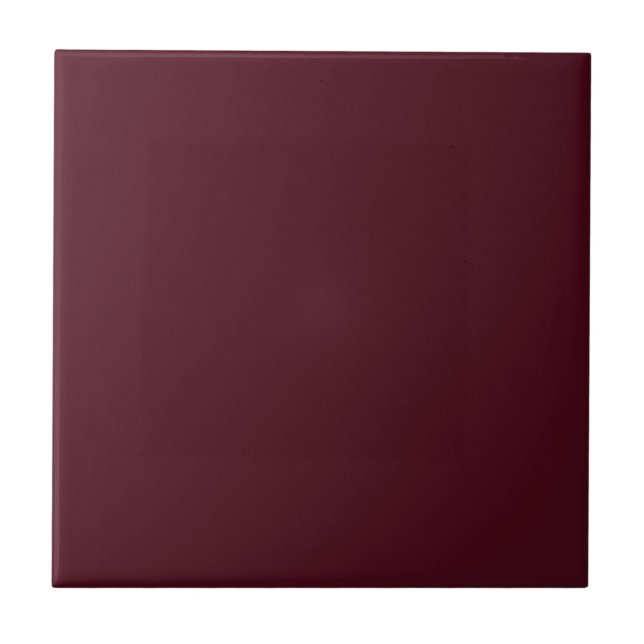 Burgundy Passion Ceramic Tile (Front)