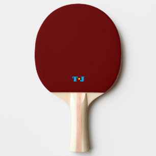Burgundy Personalised Ping Pong Paddle