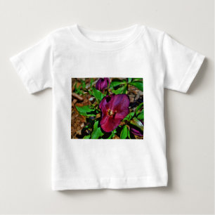 Burgundy Pink Lenten Rose Baby T-Shirt