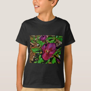 Burgundy Pink Lenten Rose T-Shirt