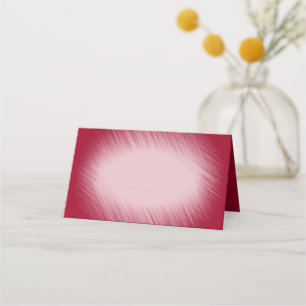 Burgundy  Place Card