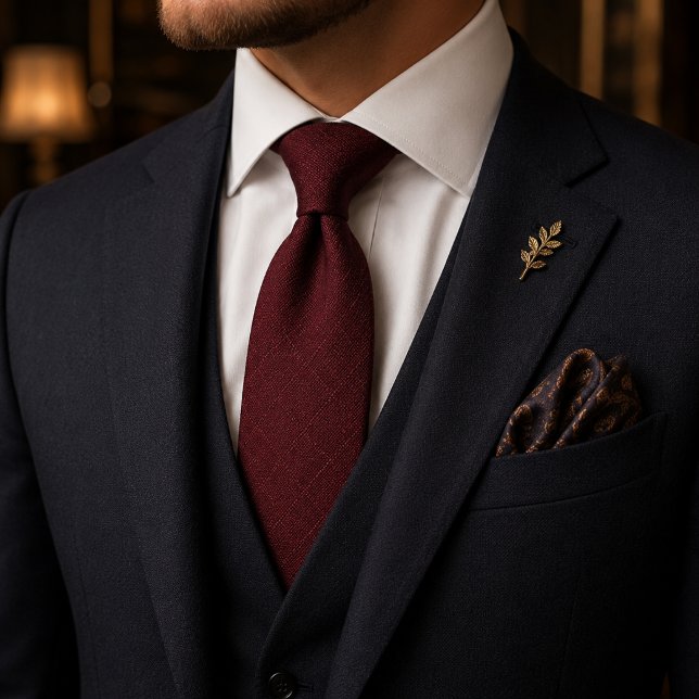 Burgundy Quiet Luxury Tie (Creator Uploaded)