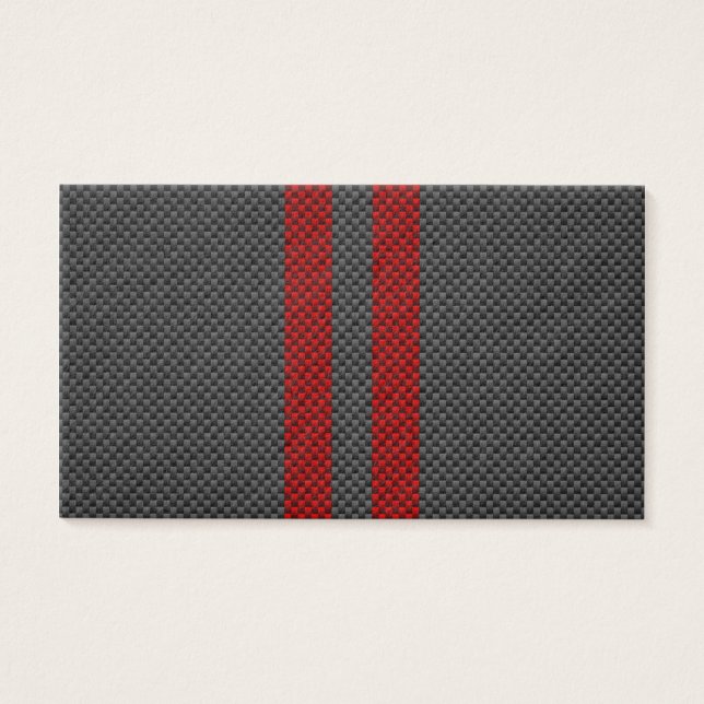 Burgundy Red Carbon Fibre Style Racing Stripes (Front)