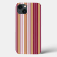 Burgundy red five stripes pattern