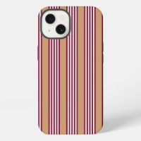 Burgundy red five stripes pattern