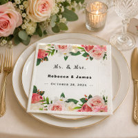 Burgundy Red Floral Geometric Frame Wedding 