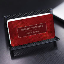 Burgundy Red Textured Modern Professional