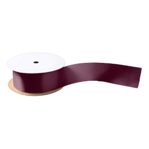 Burgundy Red Wedding Favour Satin Ribbon