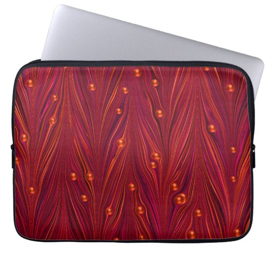 Burgundy Red Wine Pearl Laptop Sleeve