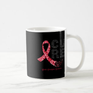 Burgundy Ribbon Brain Aneurysm Awareness Coffee Mug