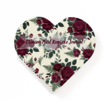 Burgundy Rose Keepsake Notebook