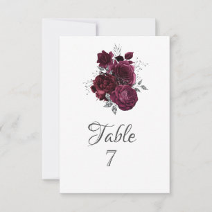 Burgundy Roses Invitation