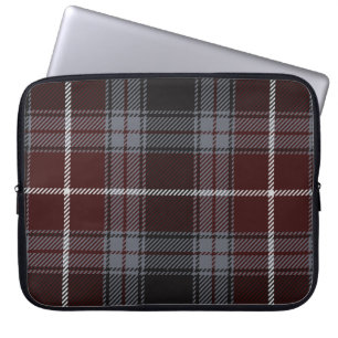 Burgundy Scholar Plaid Laptop Sleeve