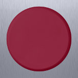 Burgundy Solid Color Magnet<br><div class="desc">Burgundy Solid Color. This rich,  deep red evokes sophistication and timeless elegance. Perfect for those who appreciate classic luxury. Its dark,  warm undertones create a sense of mystery and allure,  making it ideal for special occasions.</div>