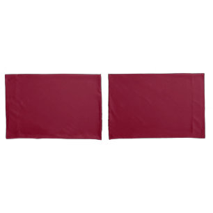 Burgundy (solid color) pillowcase
