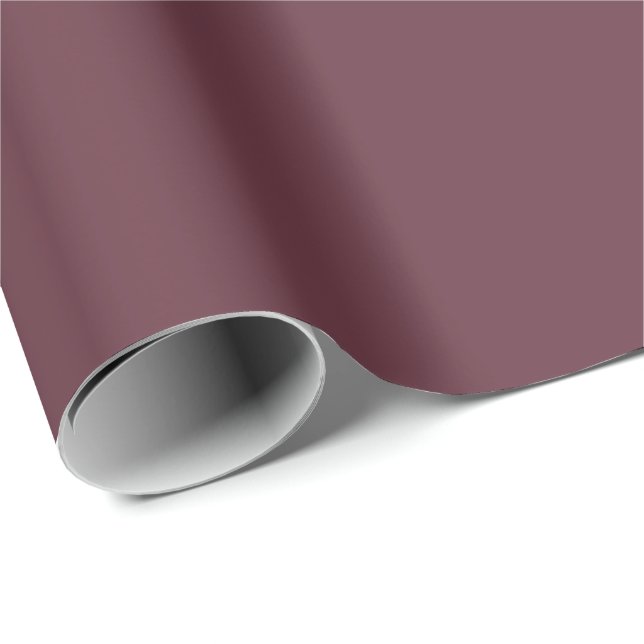 Burgundy Solid Colour 1 Wrapping Paper (Roll Corner)