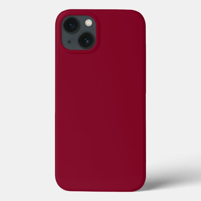 Burgundy (solid colour)  Case-Mate iPhone case (Back)