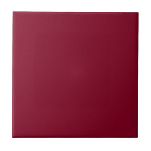 Burgundy Solid Colour Ceramic Tile