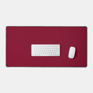 Burgundy (solid colour) desk mat