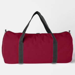 Burgundy (solid colour) duffle bag