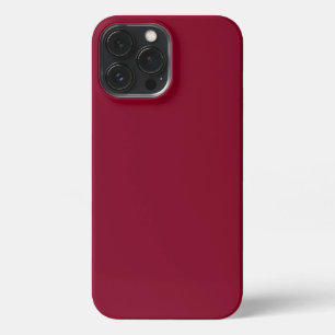 Burgundy Solid Colour iPhone 13 Pro Max Case