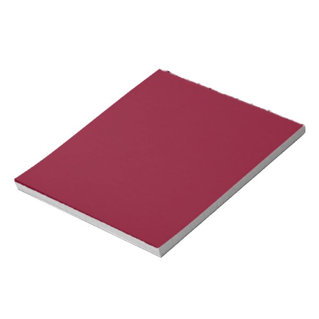 Burgundy (solid colour)  notepad (Rotated)