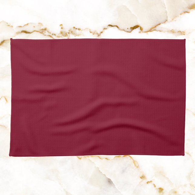 Burgundy Solid Colour Tea Towel (Creator Uploaded)