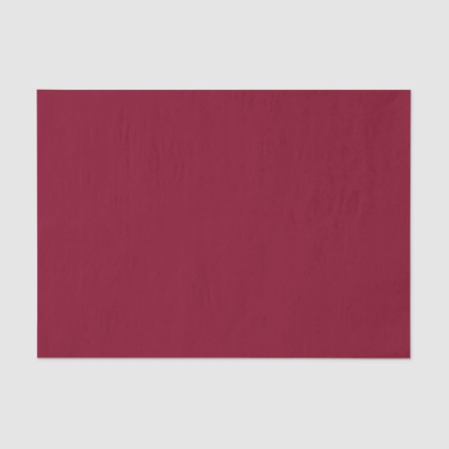 Burgundy Solid Colour Tissue Paper (Front)
