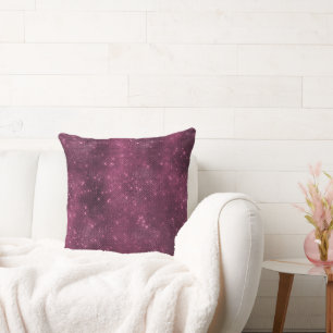 Burgundy Sparkle Cushion