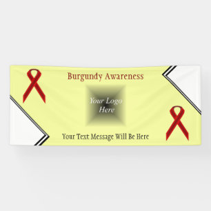 Burgundy Standard Ribbon by Kenneth Yoncich Banner