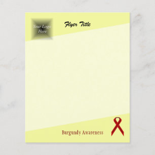 Burgundy Standard Ribbon by Kenneth Yoncich Flyer