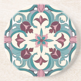 Burgundy Tile Coaster