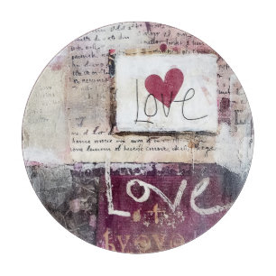 Burgundy Valentine Design Series 10 Cutting Board