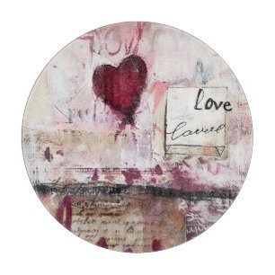 Burgundy Valentine Design Series 13 Cutting Board