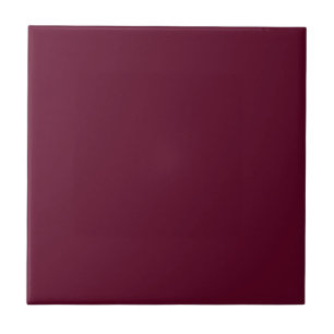 Burgundy Wine Solid Colour   #5b0523 Ceramic Tile