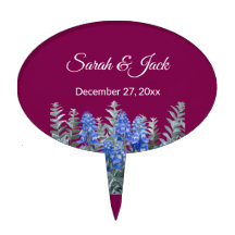 Burgundy Winter Wedding with Bluebonnet