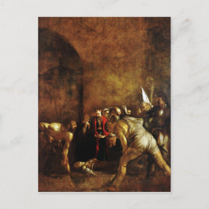 Burial of Saint Lucy by Caravaggio (1608) Postcard