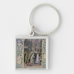 Burial procession key ring