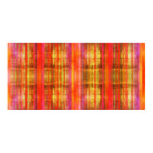 Buring Reds Abstract Modern Art Poster Print